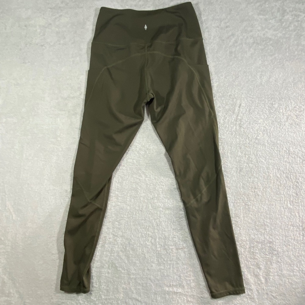 All in Motion Womens High Waisted Pocket Leggings Olive Green Activewear Small - Picture 2 of 15